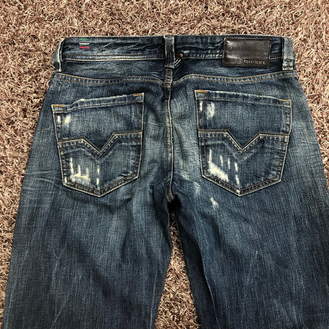 디젤 LARKEE 라키 디스 데미지 워싱 청바지 상품이미지5