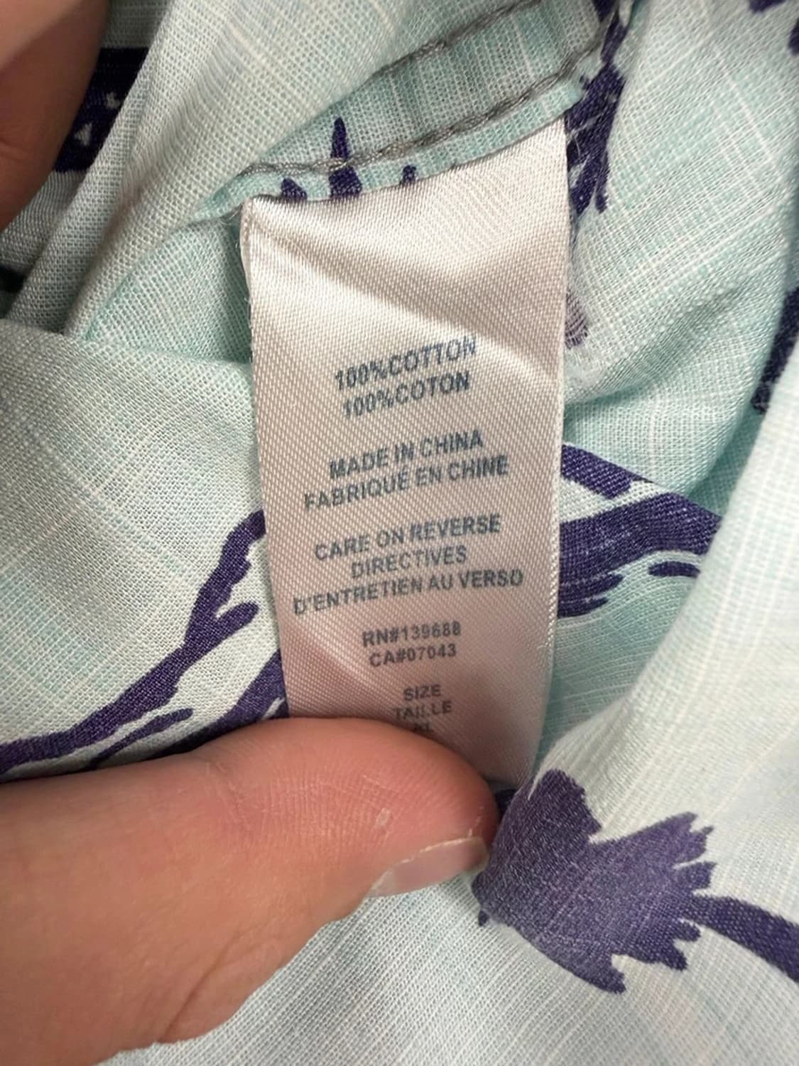 유니바이브 썸머 패턴 하와이안 코튼 셔츠 PN9709 상품이미지6