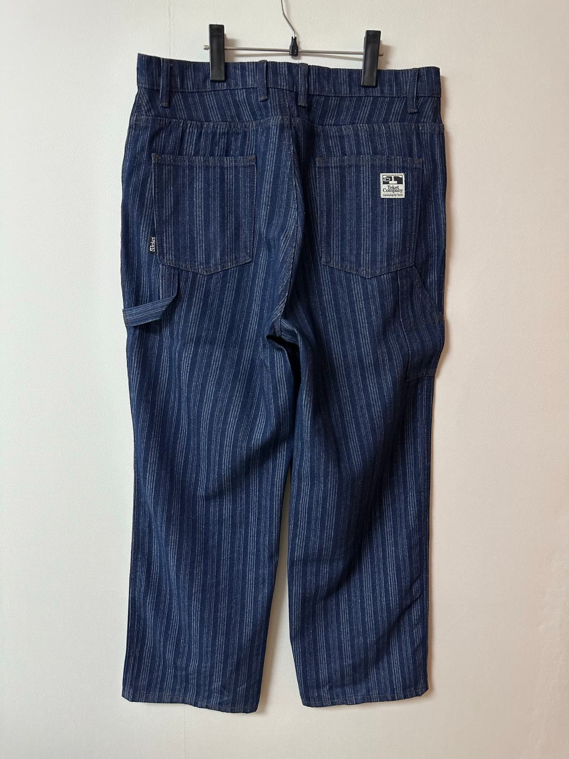 [L] 테켓 히든 스트라이프 팬츠 인디고 상품이미지4