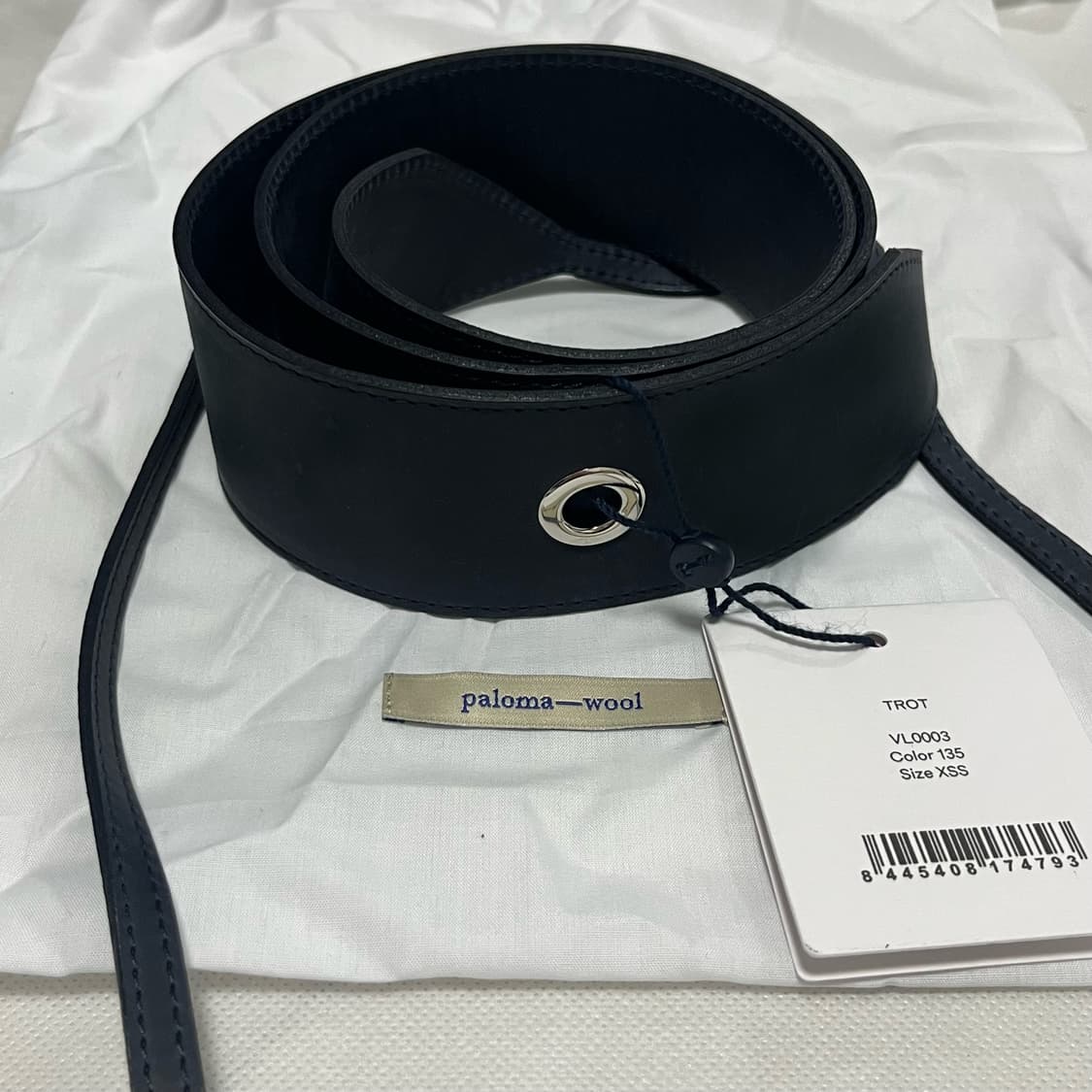 [XS/S]팔로마울 Trot 아일렛 벨트/네이비 상품이미지1