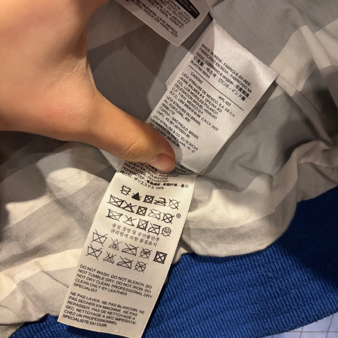 LEVIS 리바이스 스웨이드 블루종 상품이미지10