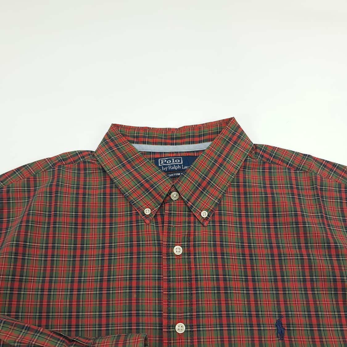 Co800 2XL 폴로 랄프로렌 크리스마스 타탄체크 긴팔 셔츠 남방 상품이미지3