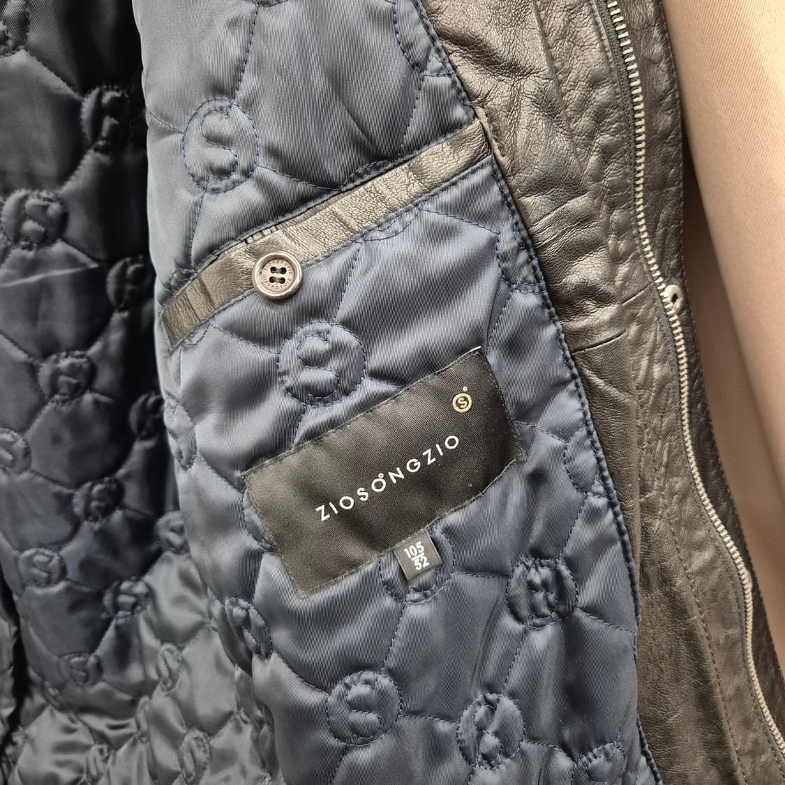 지오송지오 산양가죽 자켓 105 상품이미지6