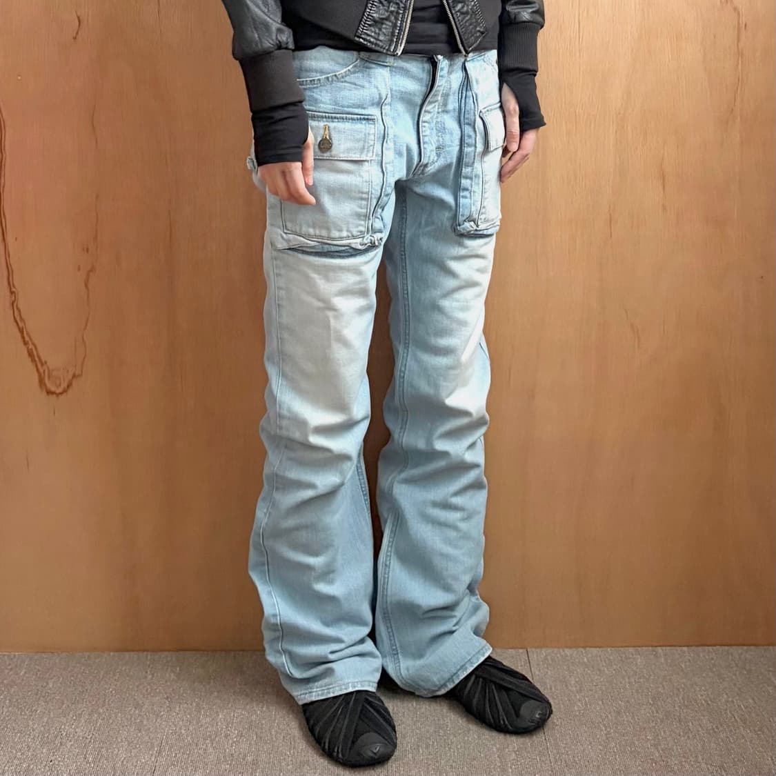 엔헐리우드XLee 포켓 플레어 데님 팬츠 상품이미지1