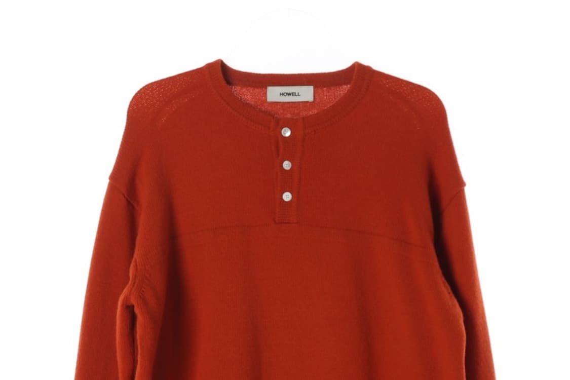 HOWELL 헨리넥 니트 상품이미지3