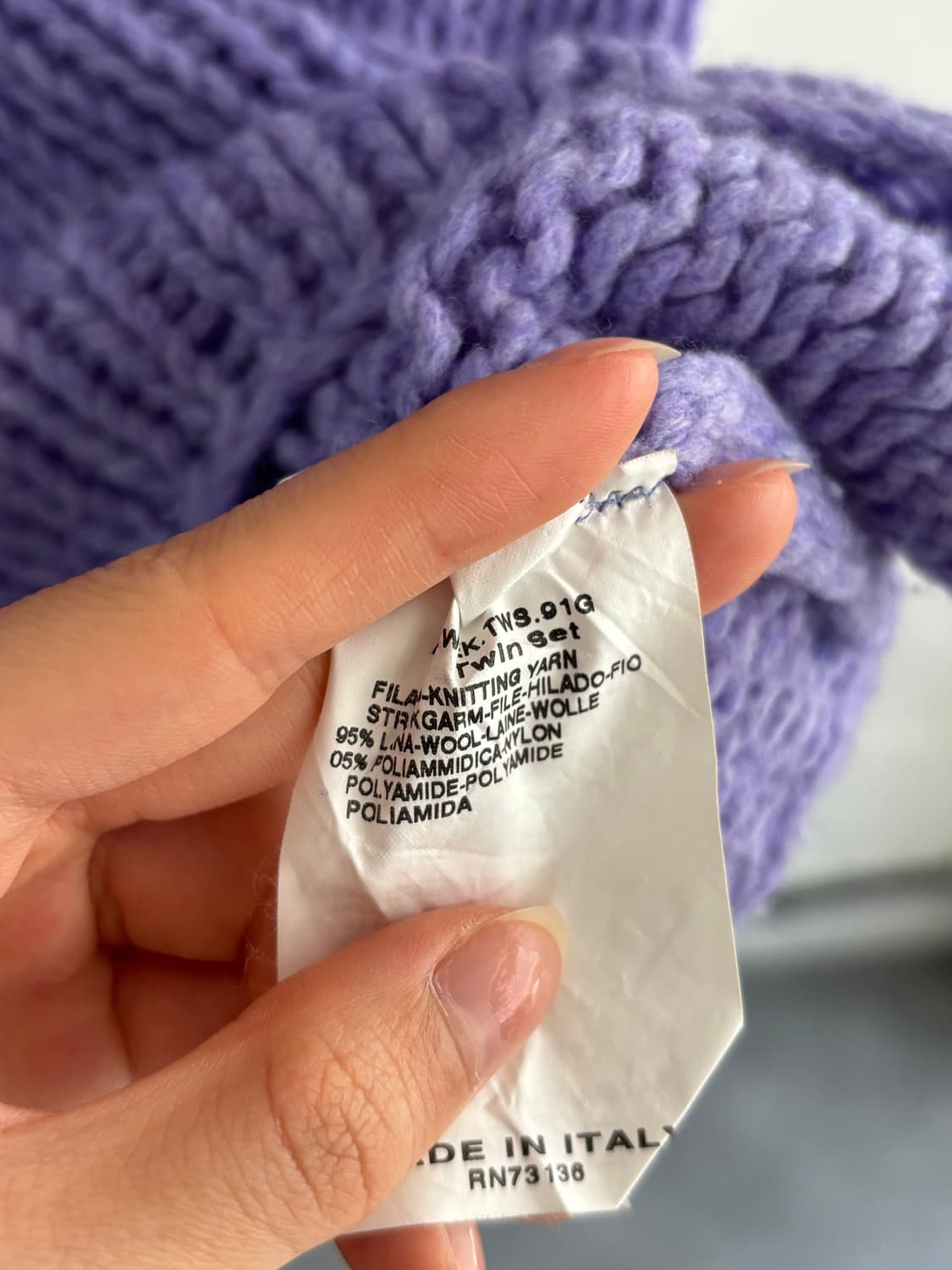 Max Mara 막스마라 퍼플 니트 나시  상품이미지9