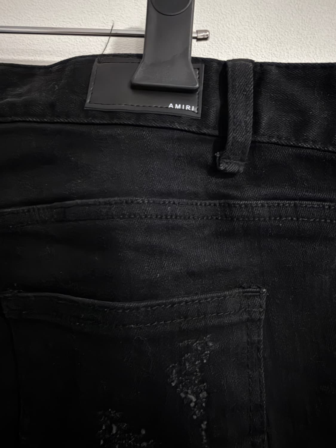 디스트레스드 블랙 데님 / 아미리 스타일 st 특A급 상품이미지5