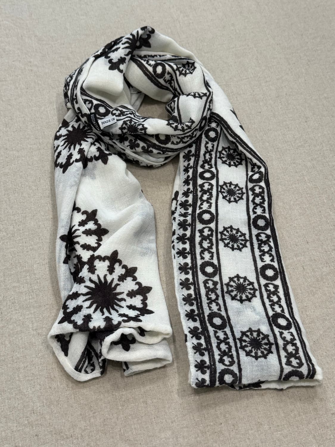 앤드뮐미스터 09ss 린넨 스카프 상품이미지2