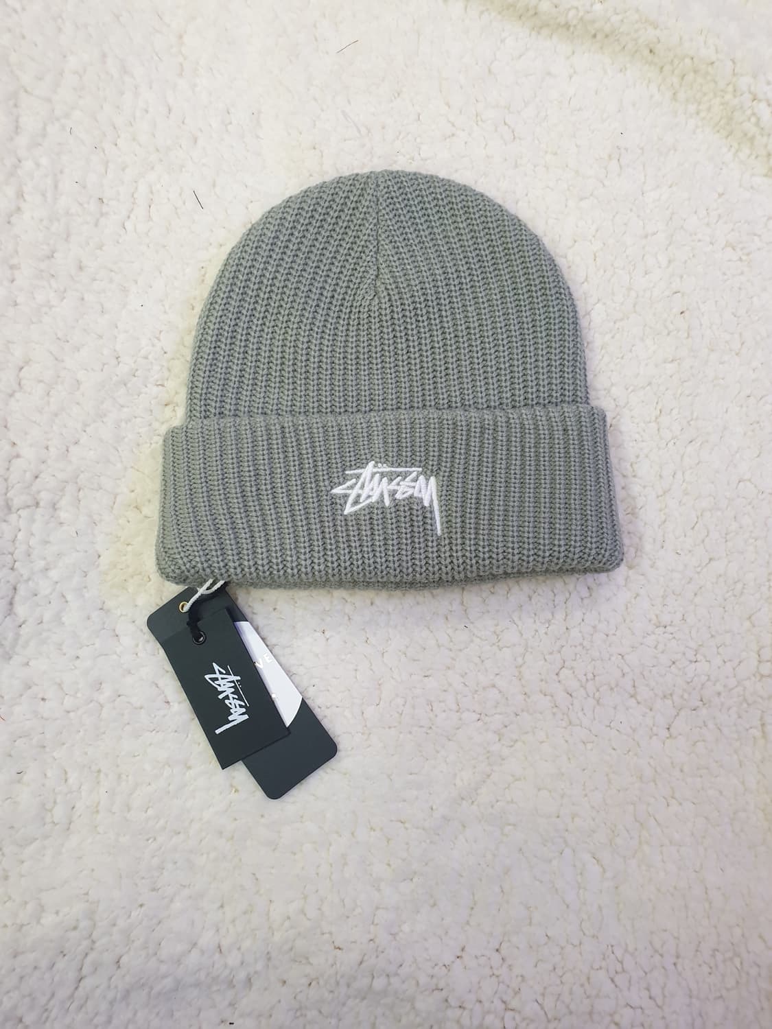 Stussy 스투시 로고 비니 그레이 상품이미지1