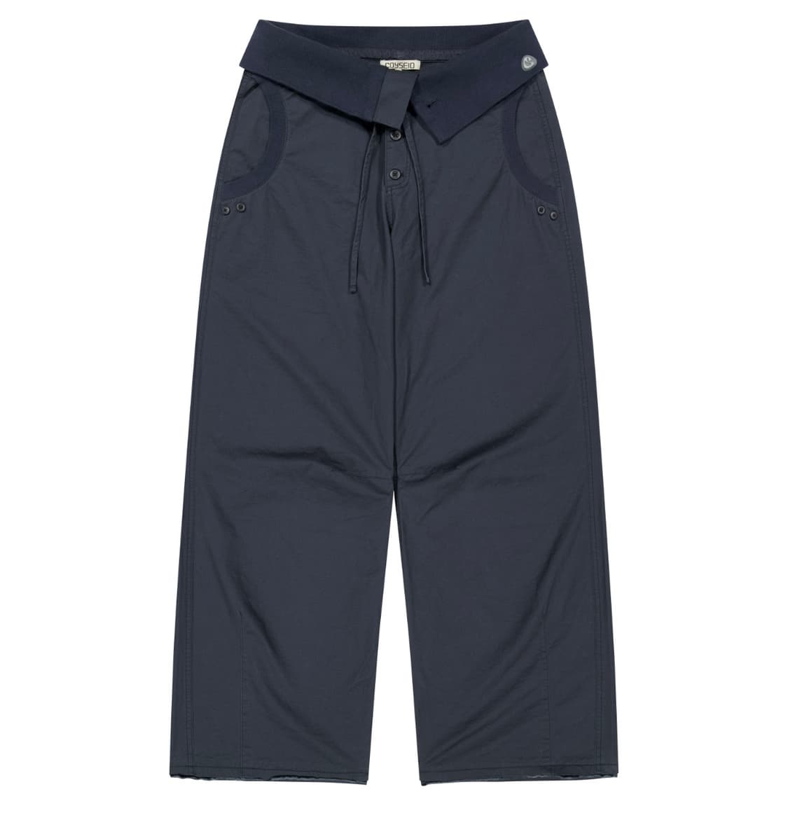 코이세이오 FLOW FOLD PANTS 네이비 상품이미지1