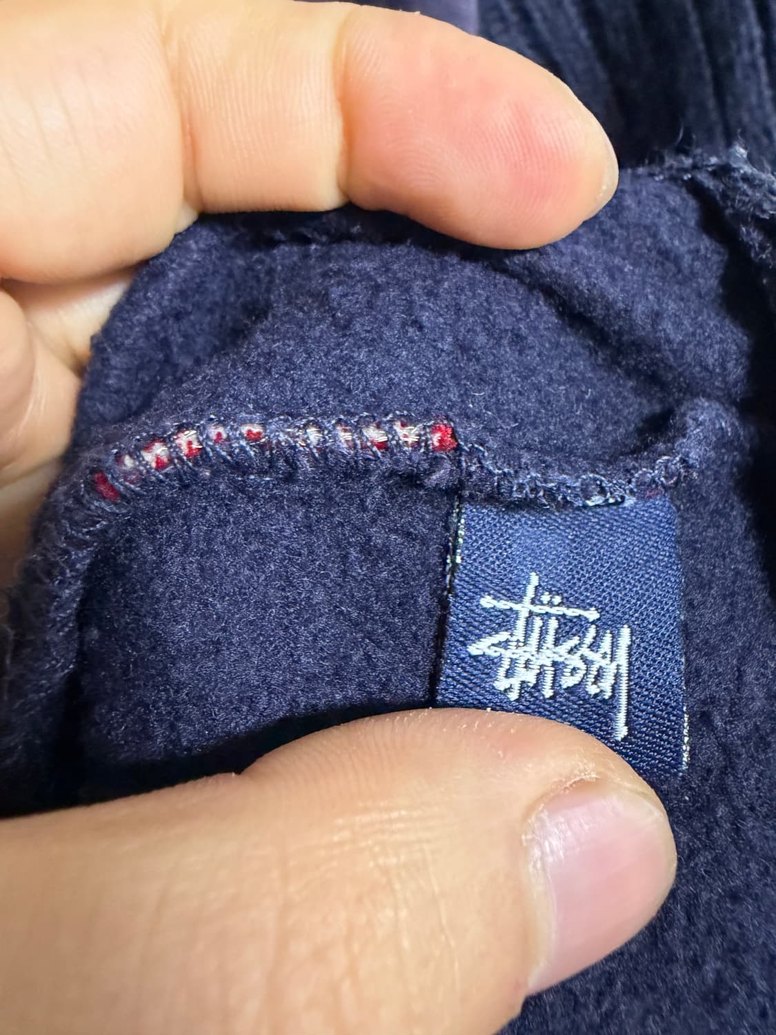 스투시 니트 슬리브 후드 집업 상품이미지4