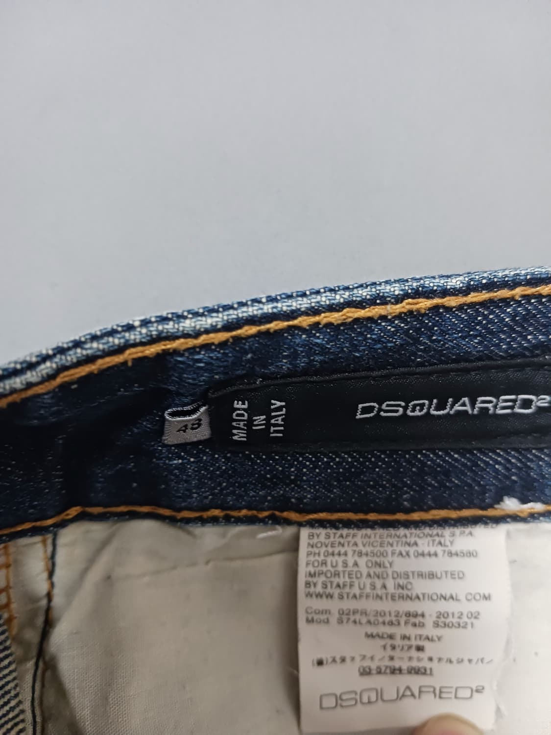 [32] 디스퀘어드2 더티페인티드 슬림진 청바지 상품이미지10