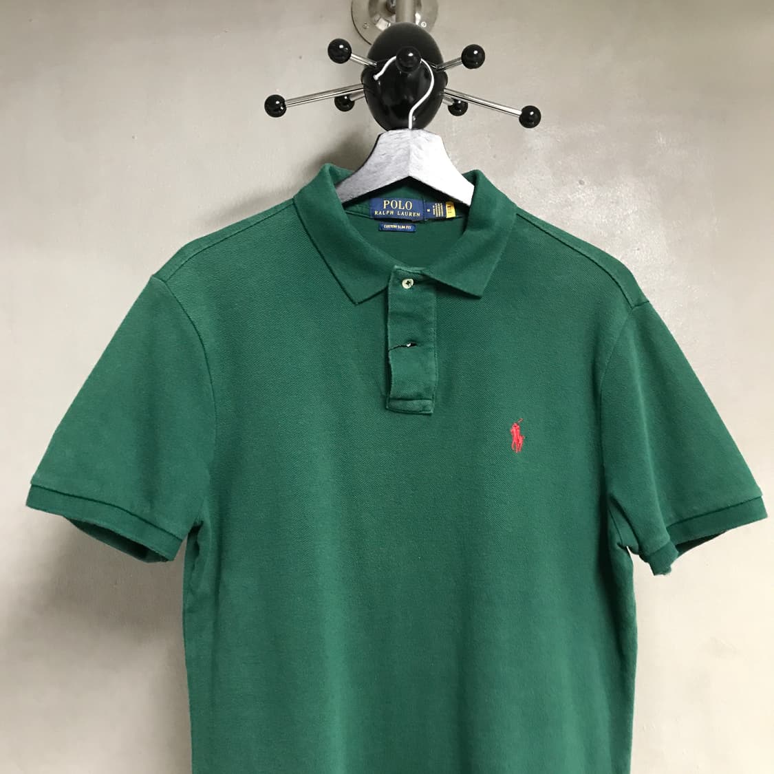폴로 랄프로렌 QR PK 반팔 카라티 그린 M 상품이미지2