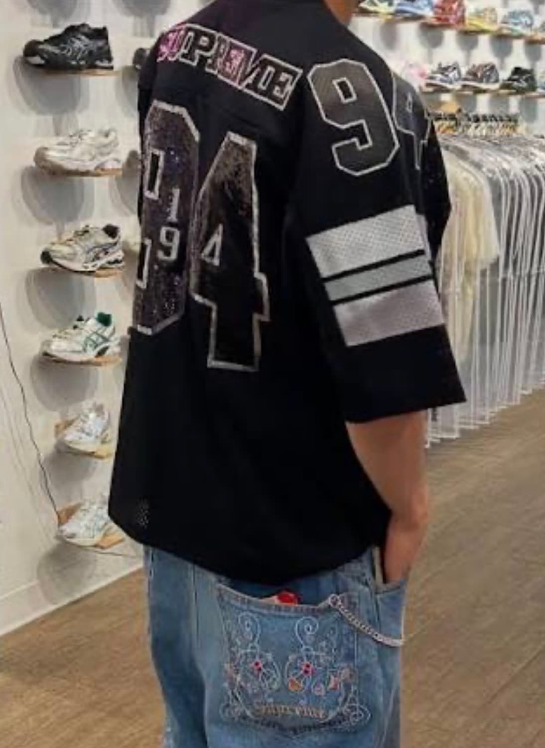 25fw 슈프림 시퀸 풋볼 져지 상품이미지5