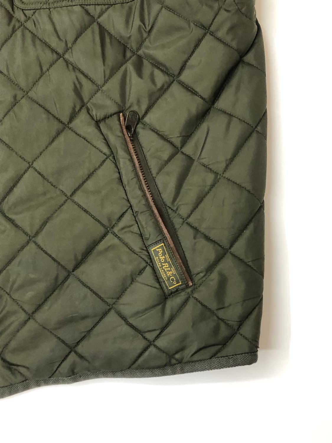 Polo 폴로 랄프로렌 올리브그린 퀄티드 베스트 상품이미지6