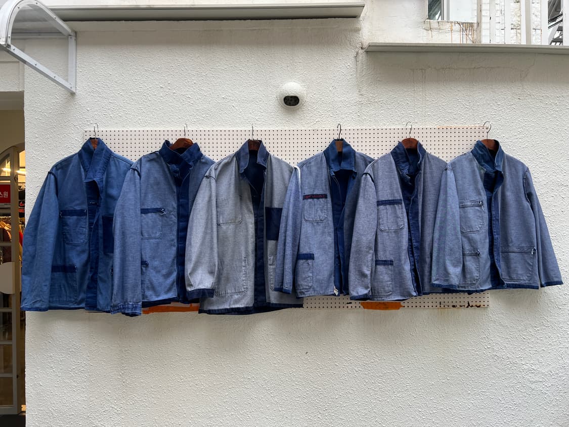 빈티지프렌치워크자켓 데님프렌치워크자켓 상품이미지2