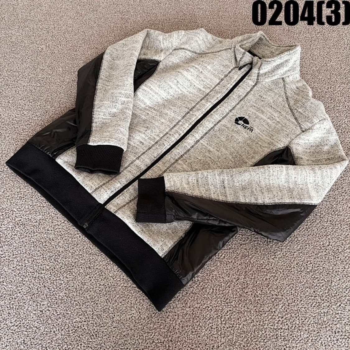 [105] 네파 기모 혼방 니트패치 집업 자켓 0204(3) 상품이미지1