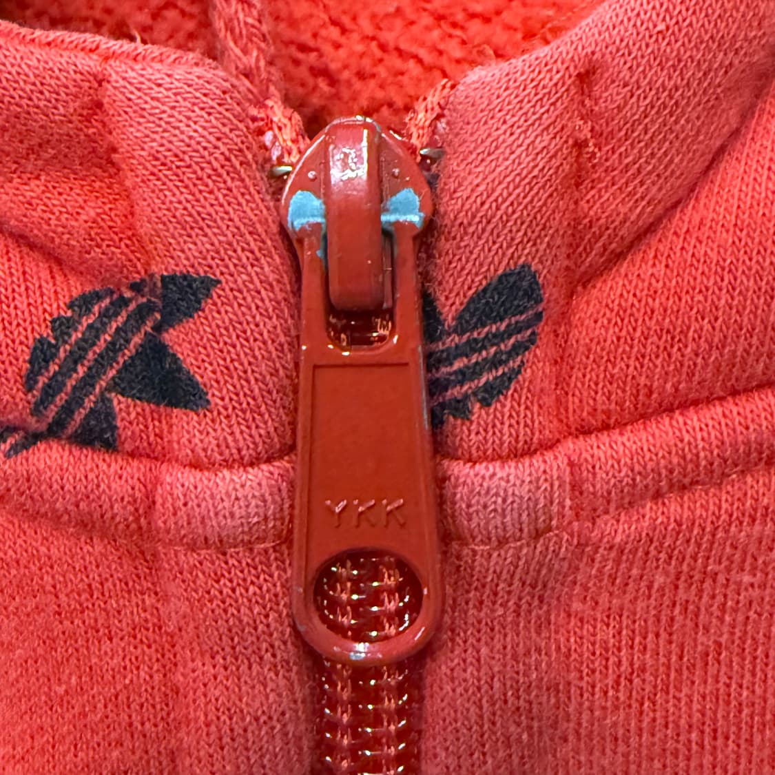 아디다스 파이어버드 패턴 도트 오렌지 레드 후드집업 38 상품이미지7