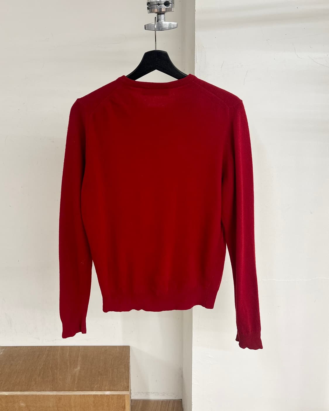 버버리 레드 골드버튼 가디건 상품이미지6