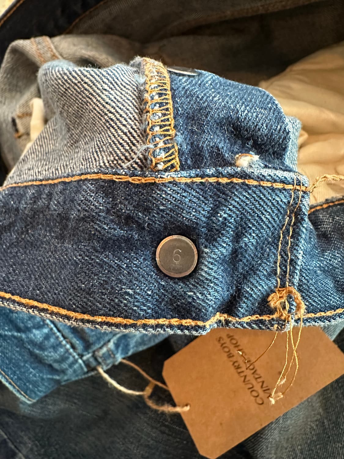 70s USA LEVIS 501 66전기 denim pants 상품이미지6