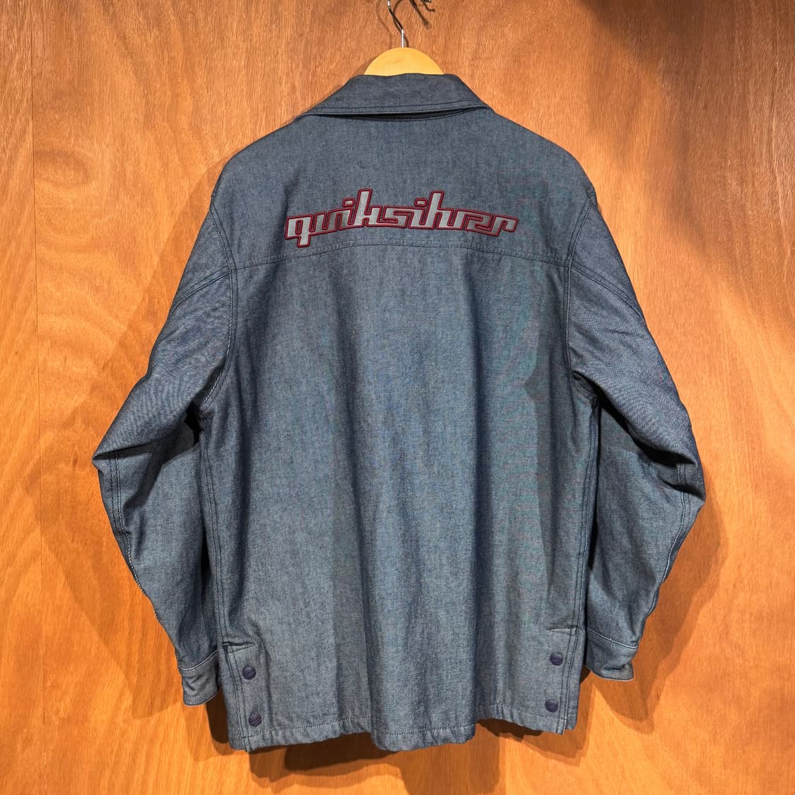퀵실버 00s 데님 헌팅 자켓 M 100~105 누빔 상품이미지8