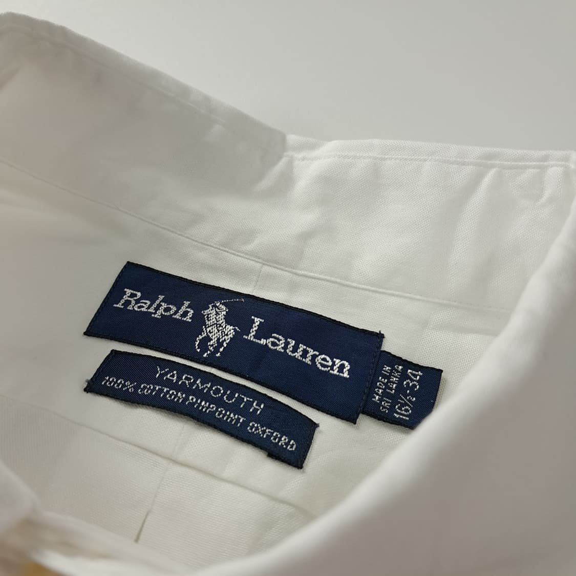 CK270 L 폴로 90s 핀포인트 멀티포니 화이트 셔츠 남방 상품이미지3