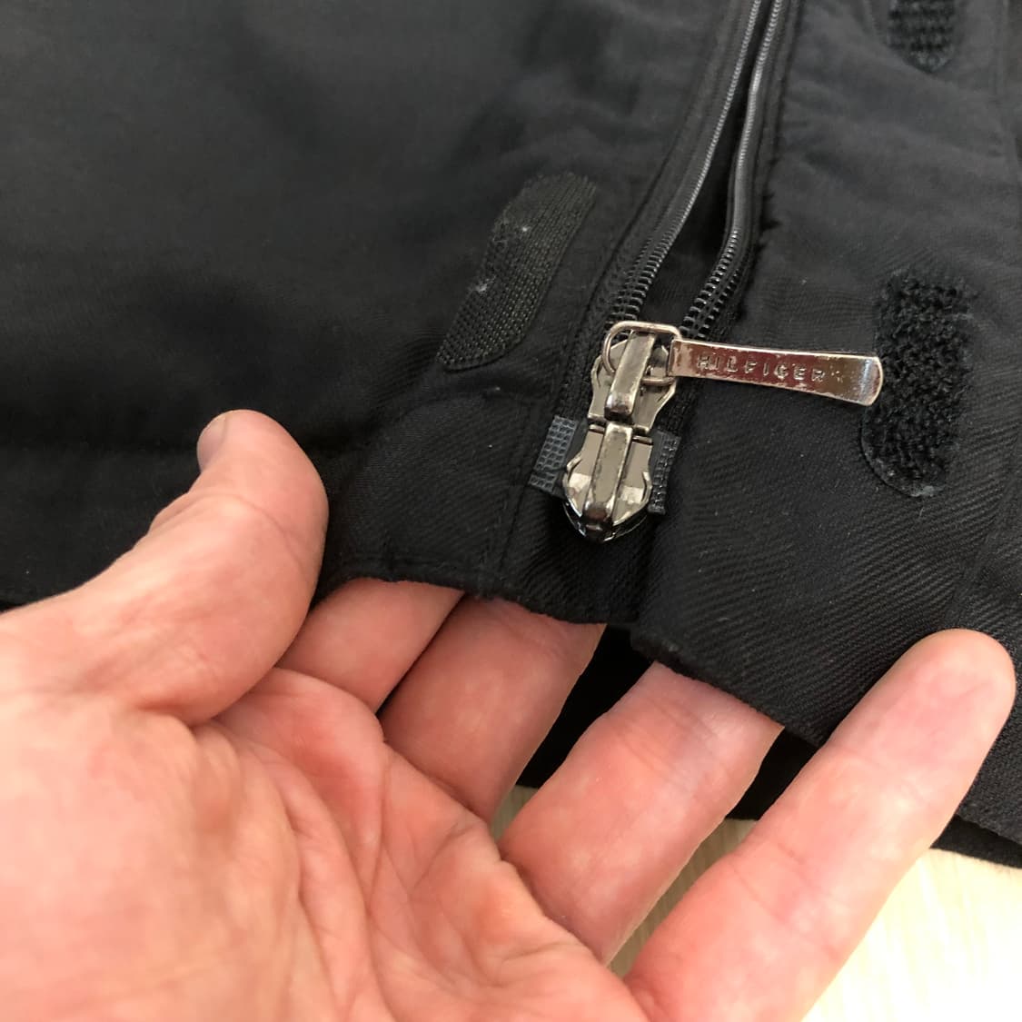 (M) 타미 힐피거 TOMMY HILFIGER 나일론 유틸리티 파카 블랙 상품이미지8