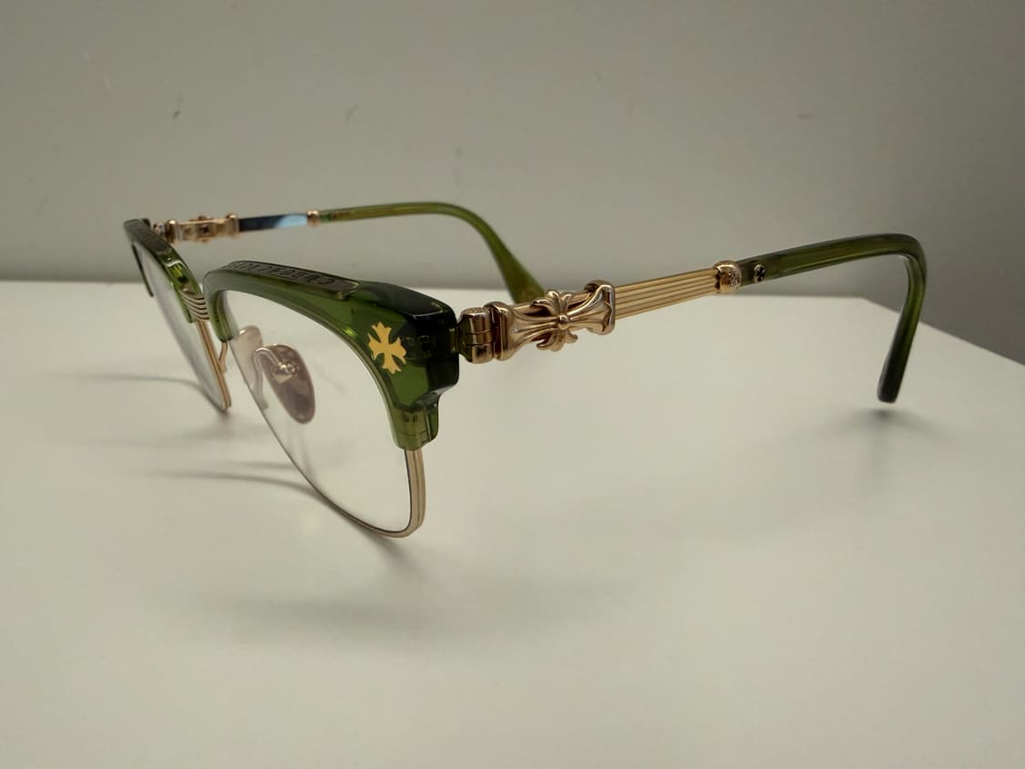 크롬하츠 안경 보넨노이슈어 1(BONENNOISSEUR I)다크올리브 상품이미지1