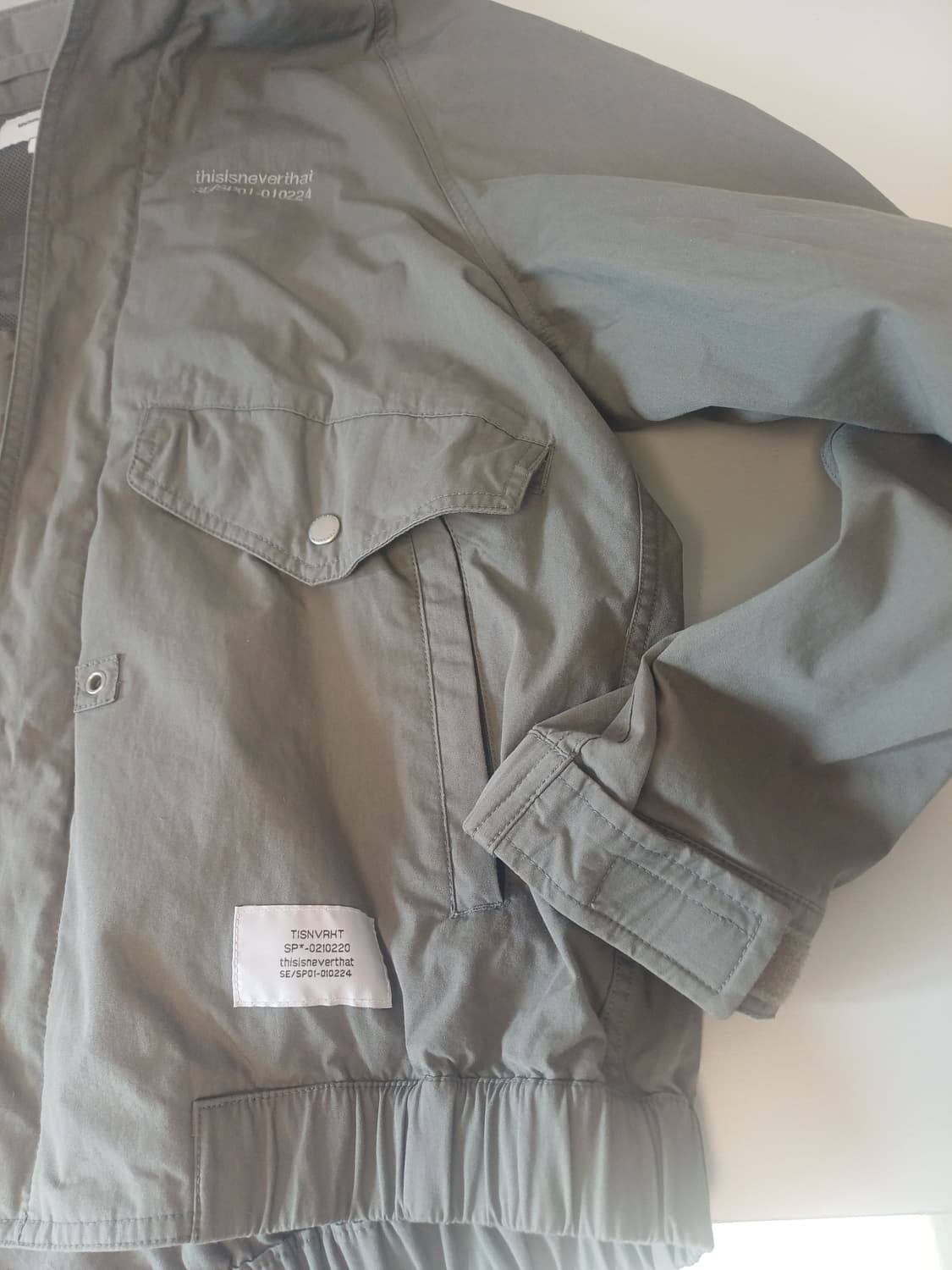 [S] 디스이즈네버댓 21SS SP-Logo Jacket (Sage) 상품이미지5