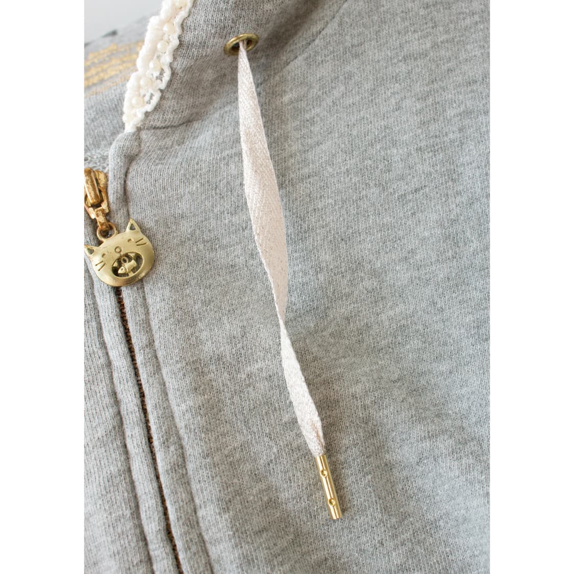 「야옹이에게 생선을 맡겨 버렸다。。。♥」야옹이 후드집업 상품이미지7