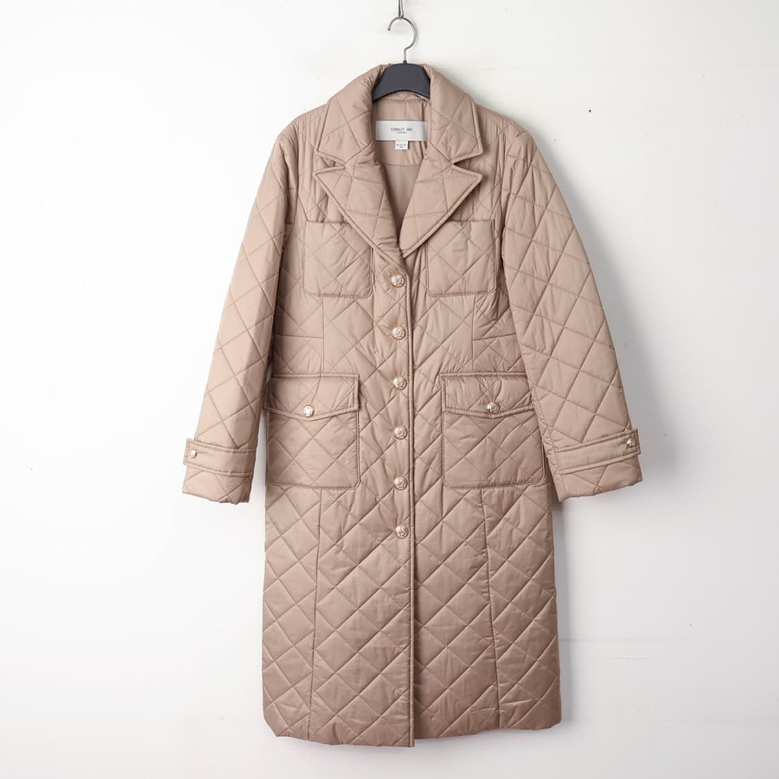 55/세루티1881 슬림핏 퀼팅 코트 상품이미지1