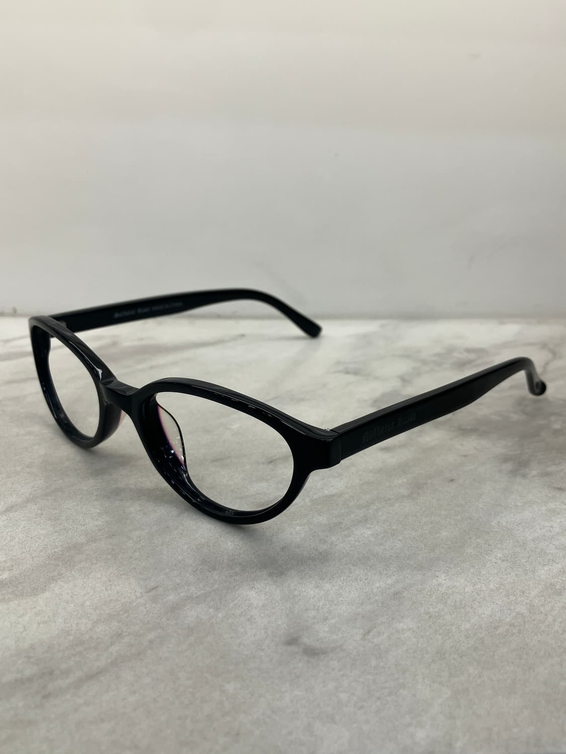 살바토르 로사 Salbator Rosa 블랙 캣아이 오벌 뿔테 안경 상품이미지6