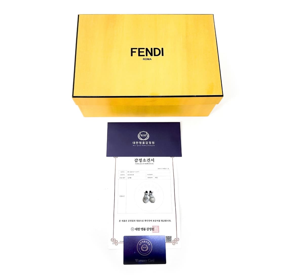 [7] Fendi 펜디 남성 플로우 나일론 로우탑 스니커즈 화이트 상품이미지10