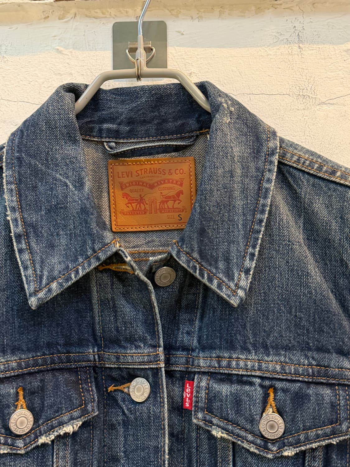 Levis 리바이스 데님 트러커 자켓 우먼 S 상품이미지2