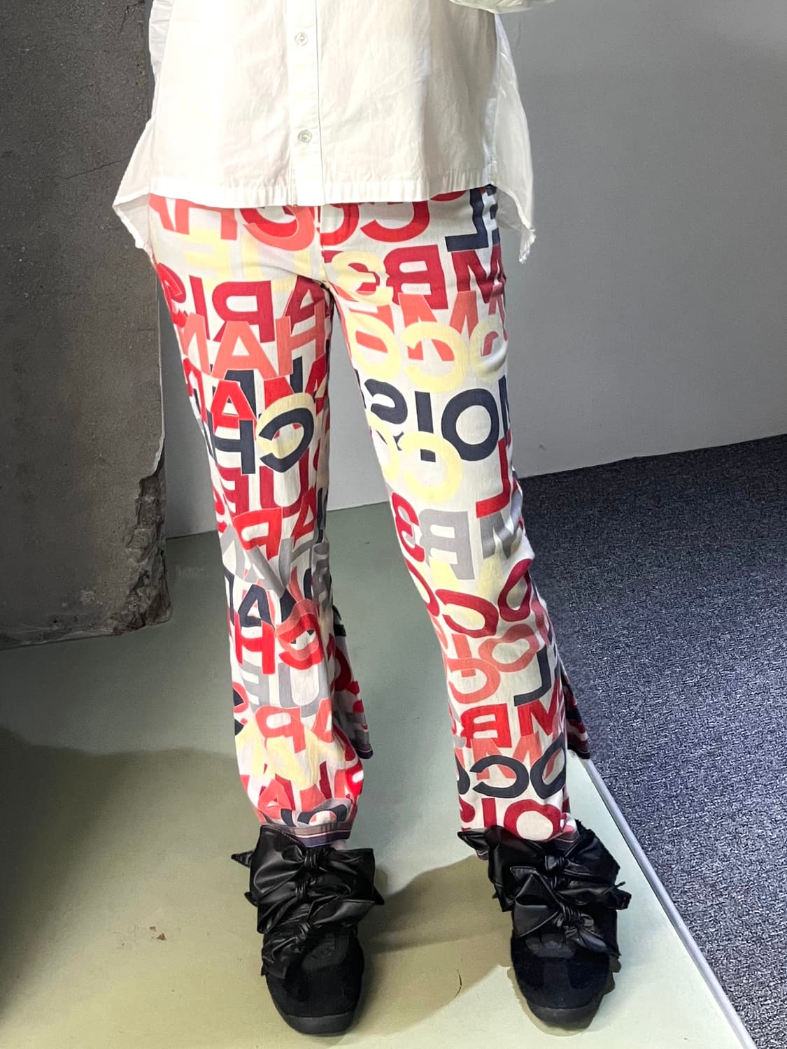 샤넬 2000's 올 오버 프린트 팬츠 상품이미지2