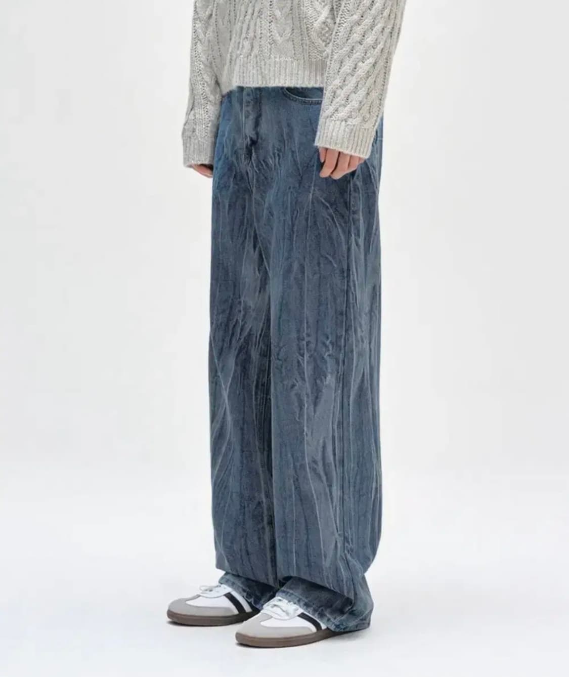 [새상품] 데케트 미드 라이즈 진 CRBlue 28size 상품이미지1