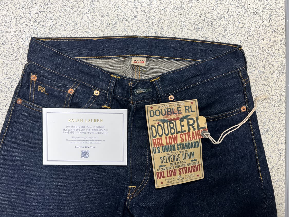 RRL 로우스트레이트 셀비지 진 상품이미지1