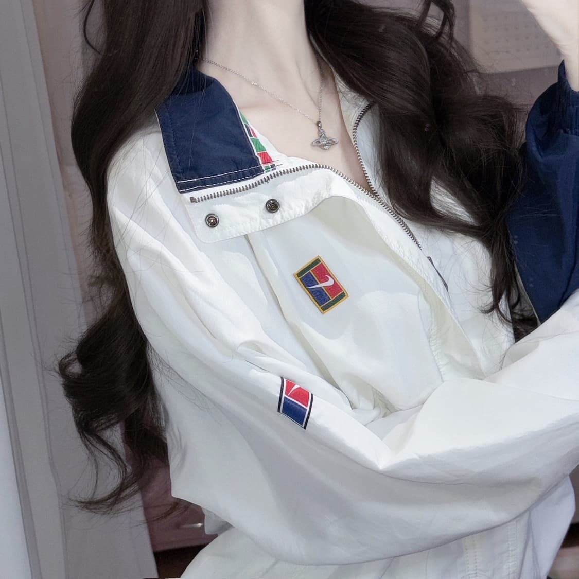 🐰나이키 90‘s 올드스쿨 화이트 테니스 점퍼🍥 상품이미지2