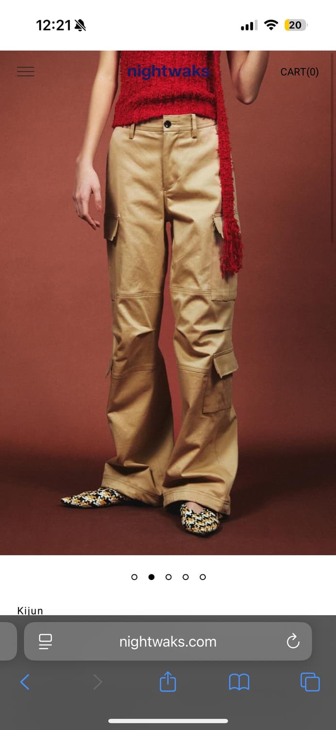 기준 woody 카고팬츠 M 상품이미지2