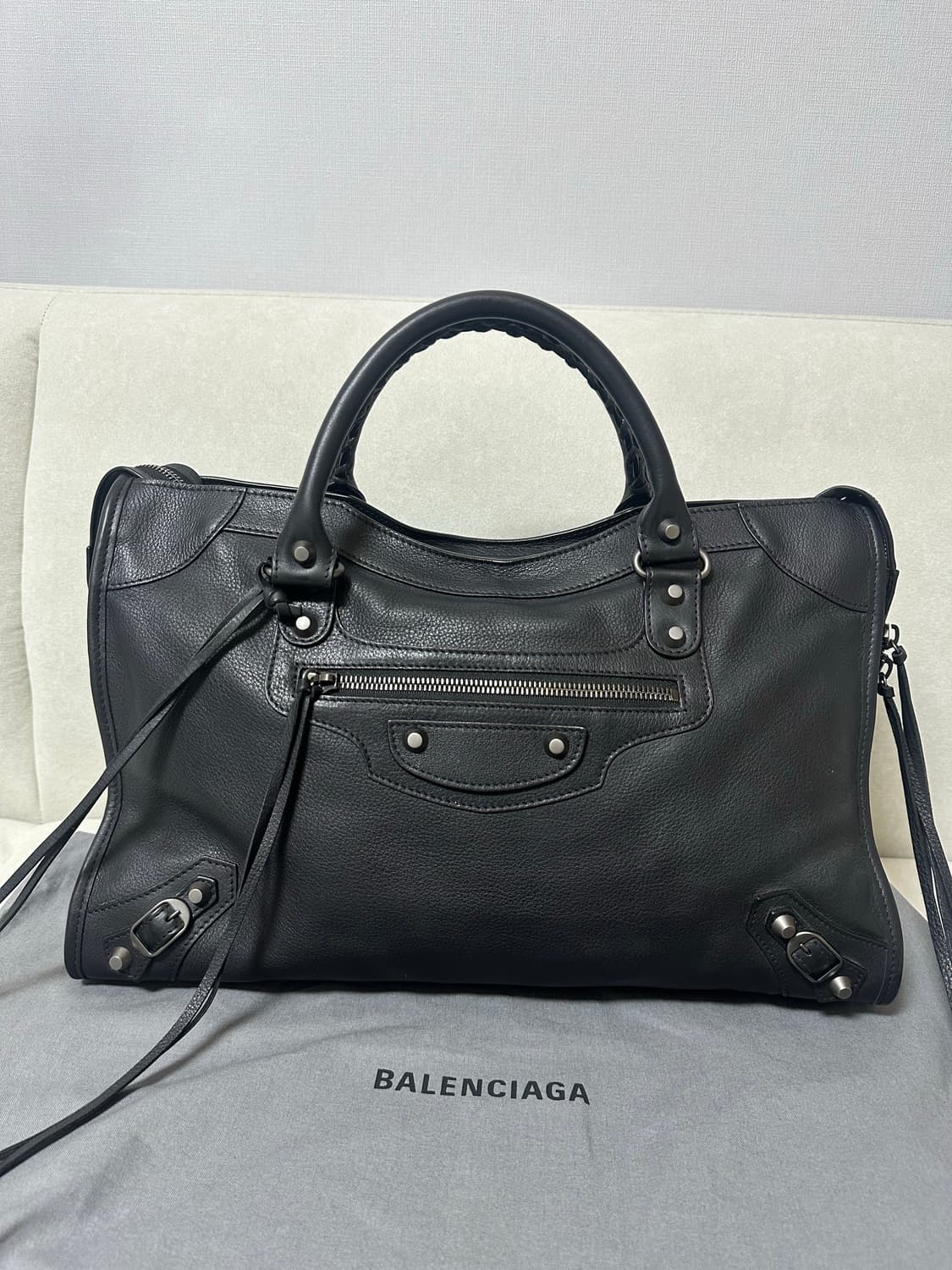 [S급 정품] 발렌시아가 시티 모터백 미디움 상품이미지7