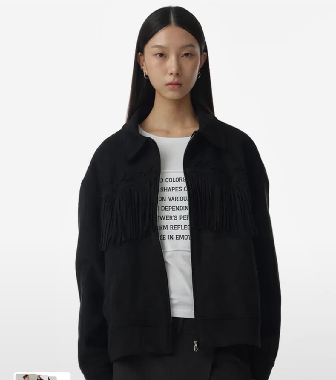 밀로우먼 프린지 웨스턴 자켓 M 상품이미지1