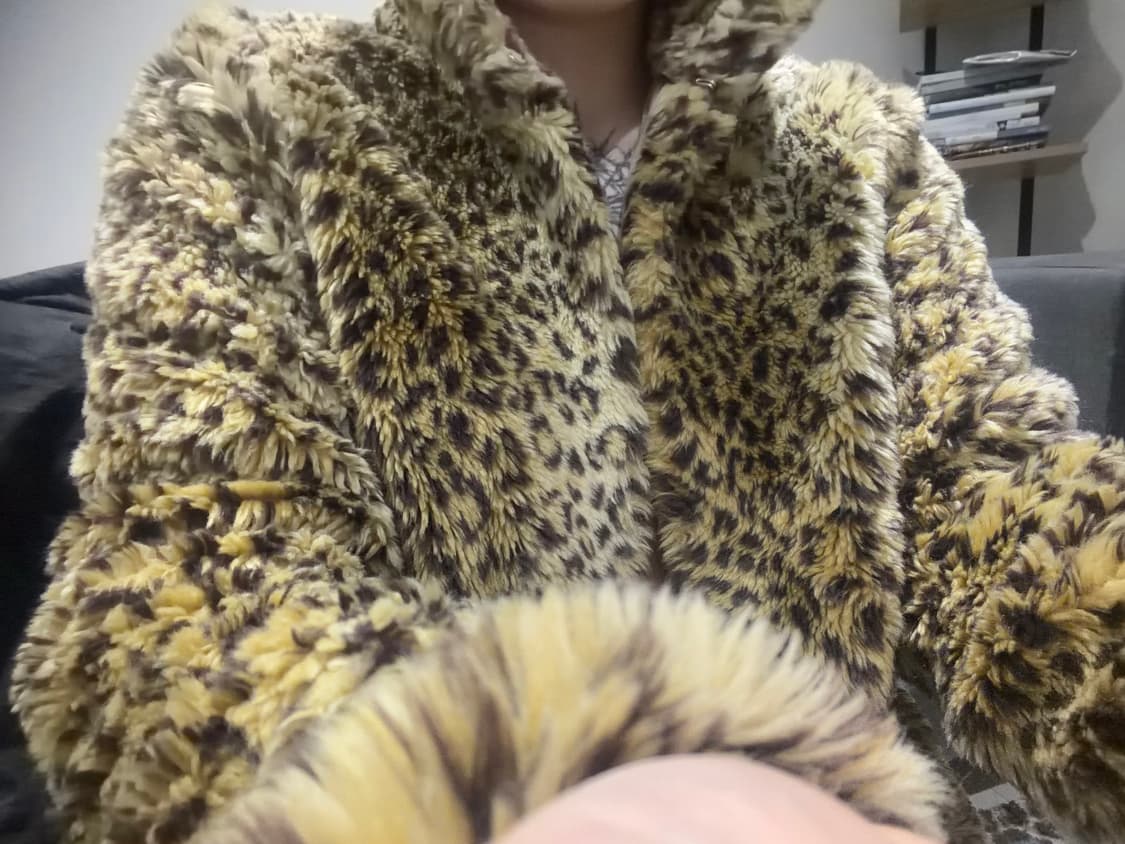 레오파드 퍼 자켓 ••• 상품이미지1