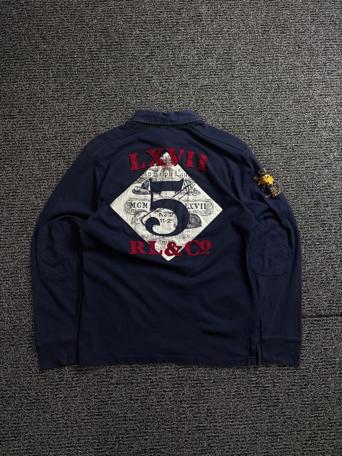 폴로 랄프로렌 아메카지 빅로고 패치 럭비 티셔츠 1515 상품이미지5