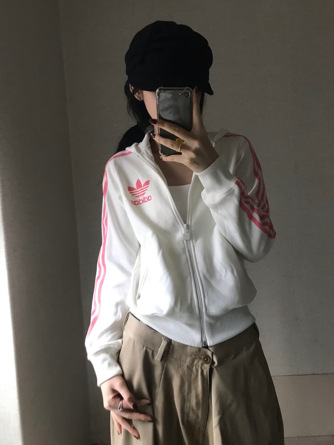 아디다스 00s 흰핑 플락 후드져지 상품이미지1