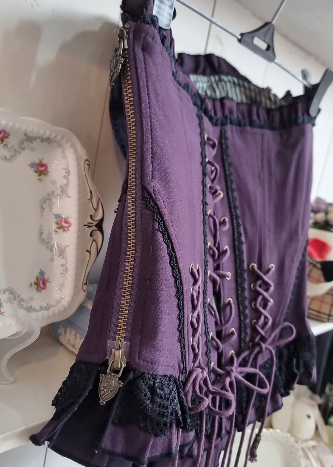 OZZ ONESTE(오즈온)고딕 코르셋 뷔스티에 탑 상품이미지5