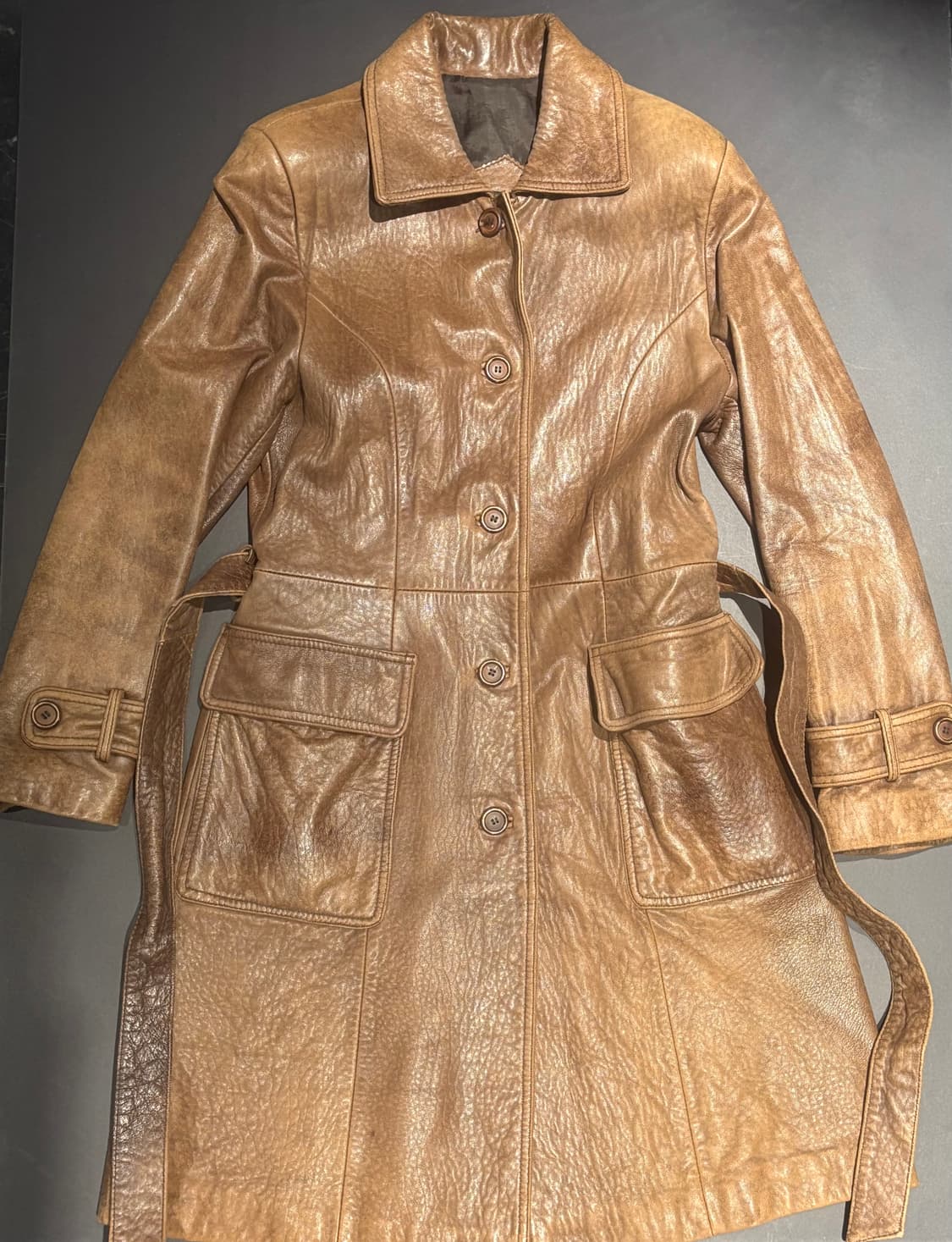 빈티지 양가죽 코트 자켓 상품이미지2