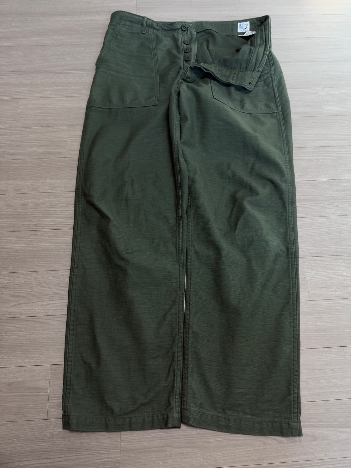 orslow 오어슬로우 퍼티그 레귤러핏 4사이즈 노수선 상품이미지1