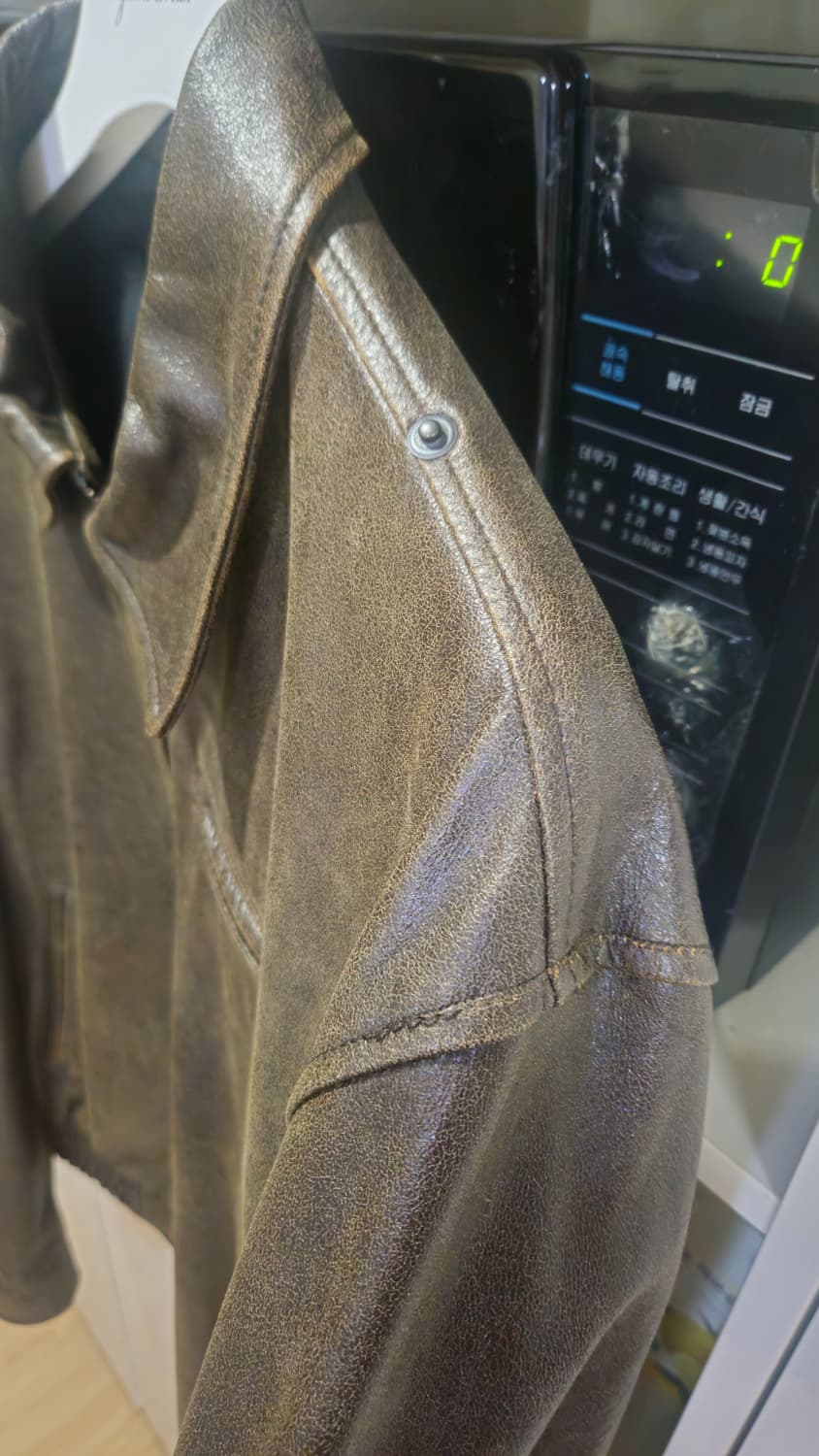 애니타임로릭 빈티지 레더자켓 블랙 L 상품이미지4