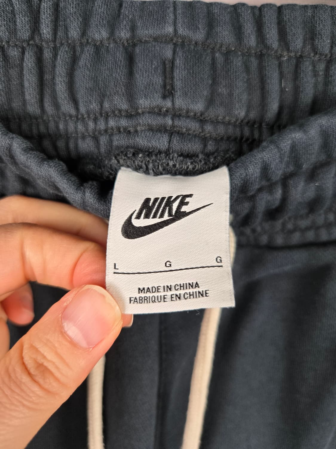 [무료배송]나이키 L 남성 프렌치테리 트레이닝 조거 팬츠 바지 블랙 상품이미지8