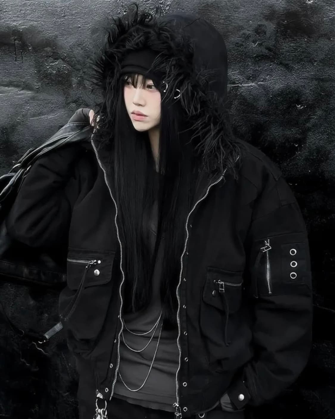 세인트페인 SP 퍼 트리밍 코튼 자켁 상품이미지1